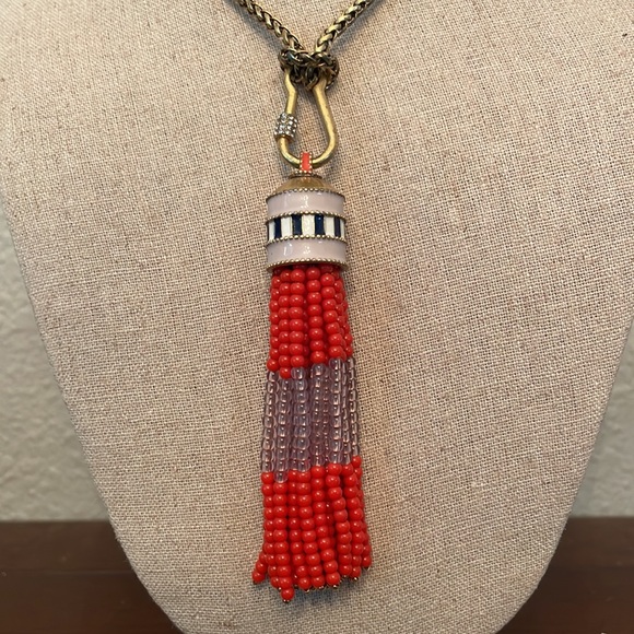 Colorful Tassel Stella & Dot Necklace - Picture 2 of 3